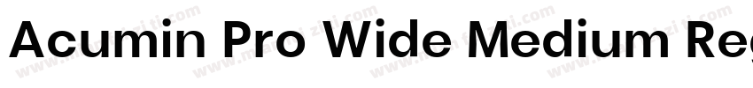 Acumin Pro Wide Medium Regular字体转换